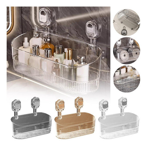 Caixa De Armazenamento De Sucção De Banheiro Sem Perfuração