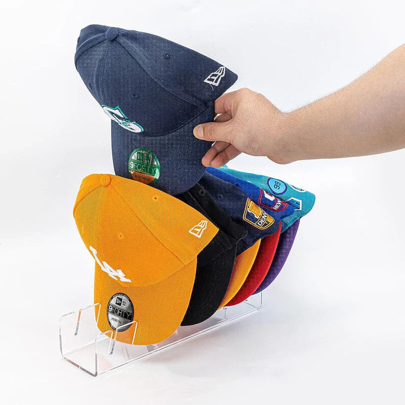 Suporte em Acrílico para Organização de Bonés