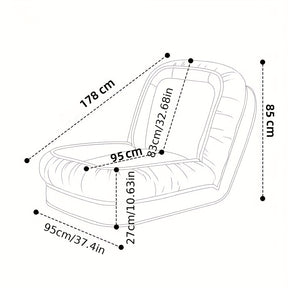 Colchão confortável multifuncional - com cinco configurações ajustáveis