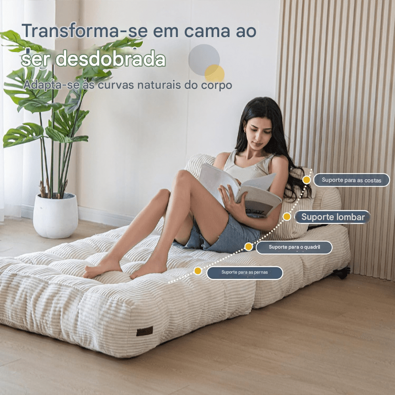 Sofá-Cama Dobrável para 1 Pessoa