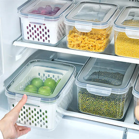 Pote Hermético Organizador de Geladeira – Conserva Frutas e Verduras