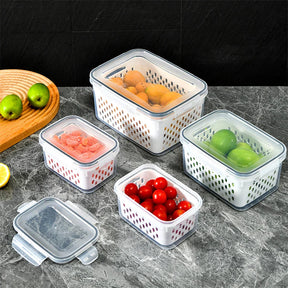 Pote Hermético Organizador de Geladeira – Conserva Frutas e Verduras