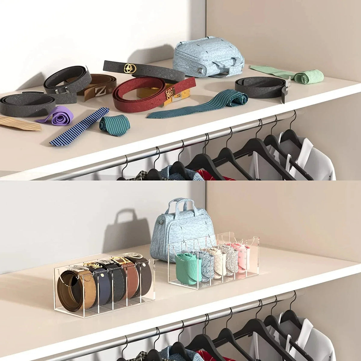 Organizador de Cintos Acrílico